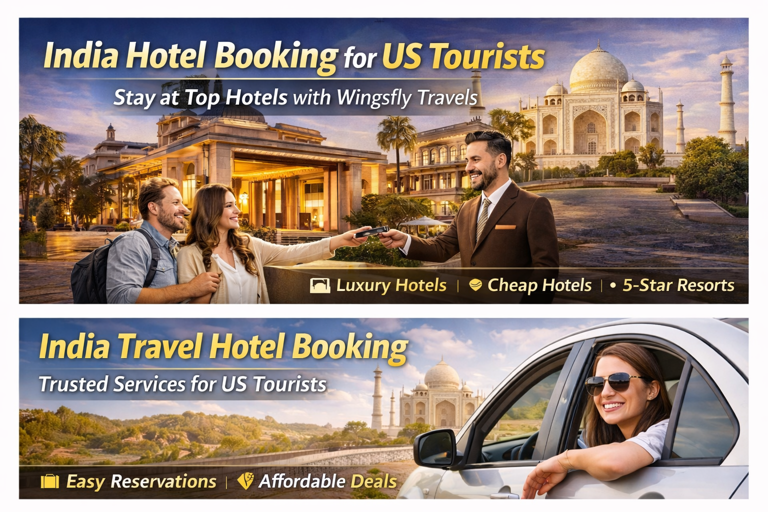 Best Hotel Booking for India from USA