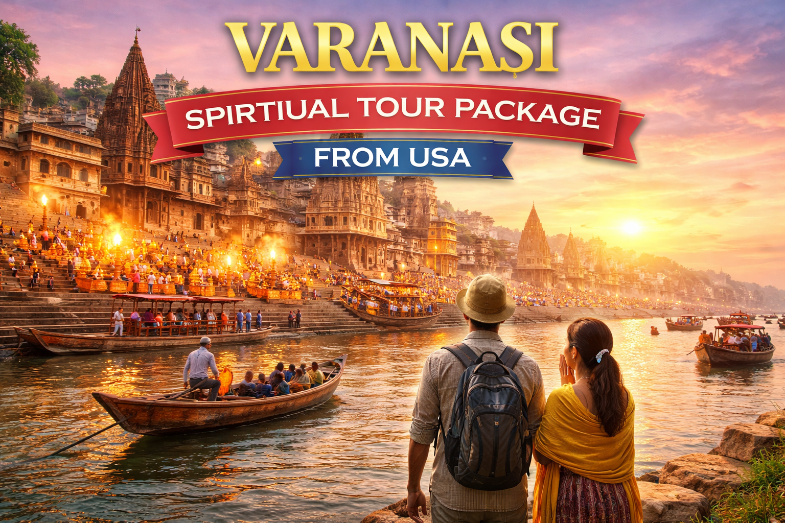 Varanasi Spiritual Tour Package from USA